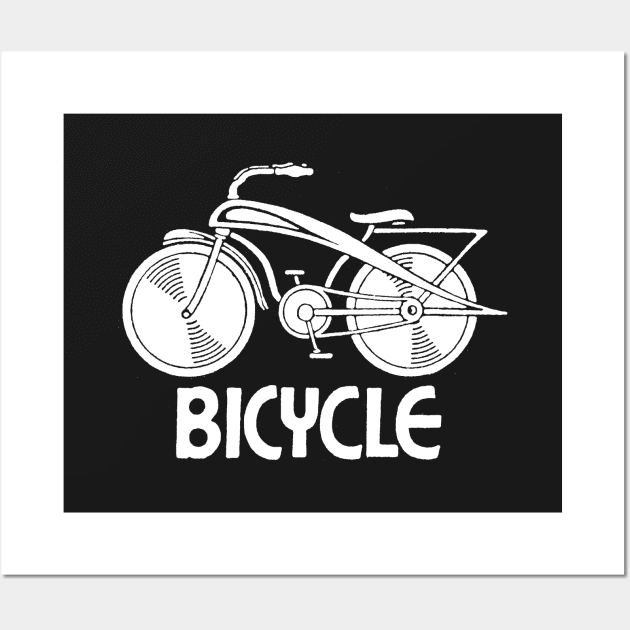 Retro Bicycle Wall Art by artbitz